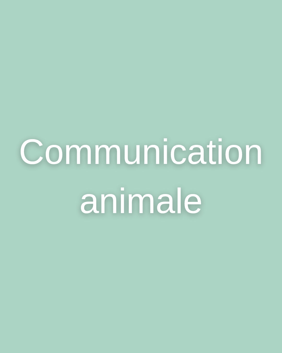 Communication animale